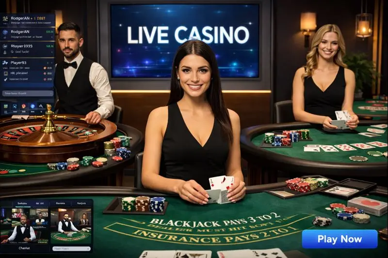 Live casino with real dealers